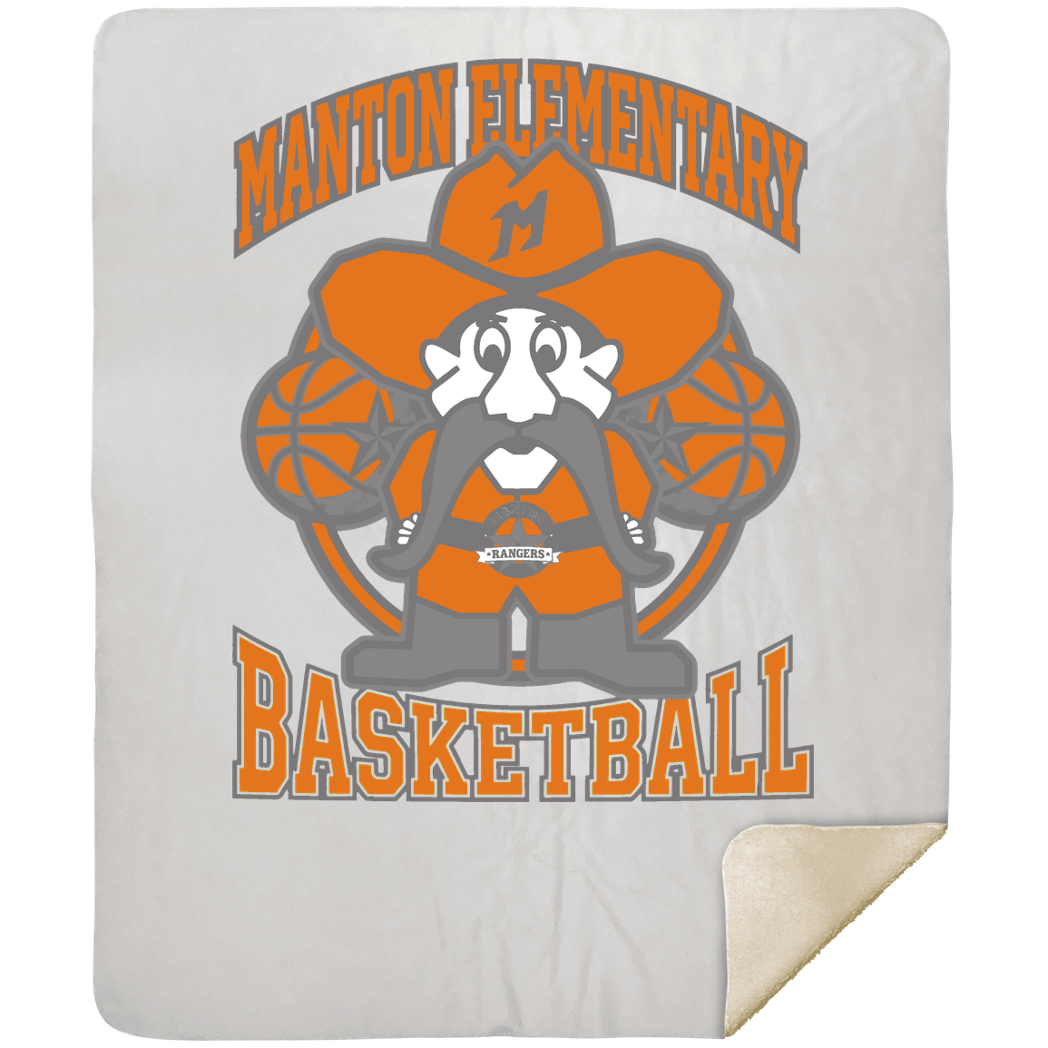 manton-ranger-mascot-hoops-mshm-premium-sherpa-blanket-50x60 — White — Front — source sha256 38138e4714e162e071a698e80dab4e7e67c0be0e395c0e8155f3fdb98f2a5e86 — Color position 1
