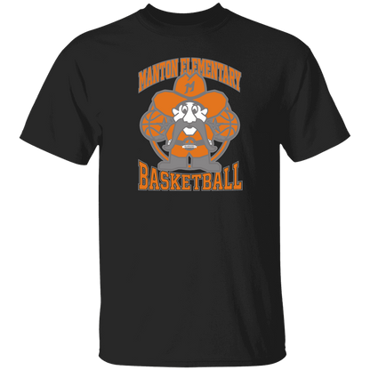 manton-ranger-mascot-hoops-gildan-youth-5-3-oz-100-cotton-t-shirt — Black — Front — source sha256 4c9a935e9d4f6edcb1fde8b6bdb5820bfd97c87b7eb2dede30d262038ab06bbd — Color position 2