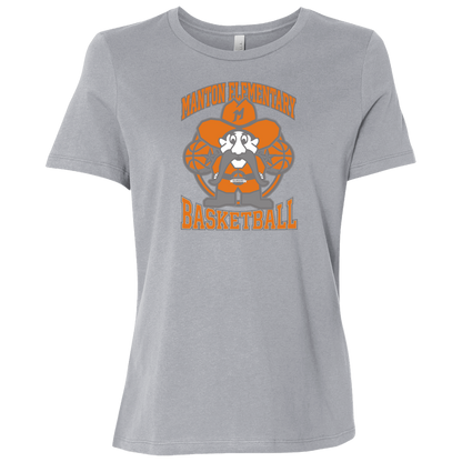 manton-ranger-mascot-hoops-bella-canvas-ladies-relaxed-jersey-short-sleeve-t-shirt — Athletic Grey — Front — source sha256 6800ef184fd64773f1574ea3d1fb03dd79db23355155fe7242ca251289487bab — Color position 3