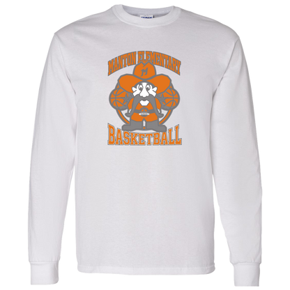 manton-ranger-mascot-hoops-gildan-ls-t-shirt-5-3-oz — White — Front — source sha256 6aa477839e2aec53eebdddfc0a481365c0b77ada28716ee172683e68fd718726 — Color position 3
