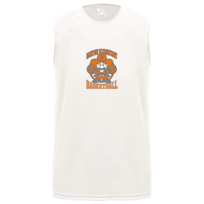 manton-ranger-mascot-hoops-badger-b-core-sleeveless-performance-tee — White — Front — source sha256 7679971b466f828216bdb005e15d8cfab81d7c6fb757bdbd1c3f6fe83dcfafe4 — Color position 4