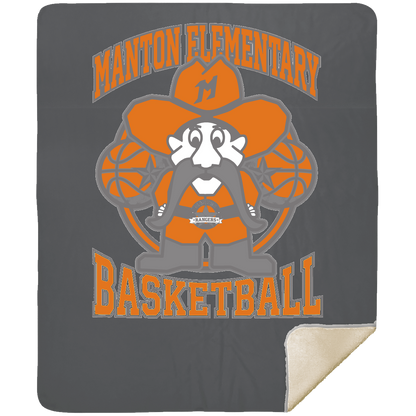 manton-ranger-mascot-hoops-mshm-premium-sherpa-blanket-50x60 — Gray — Front — source sha256 8af139c78105f6fe6dfe98fadf274ceacf51279409849d9aeef8af4663761438 — Color position 3