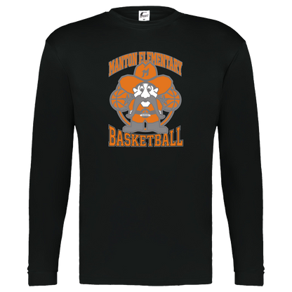 manton-ranger-mascot-hoops-c2-kids-performance-long-sleeve-tee — Black — Front — source sha256 92f0ac9a584cb628fae657850ba7238a24bbfe5ad96f8b4f0692eb53cb3b374a — Color position 1