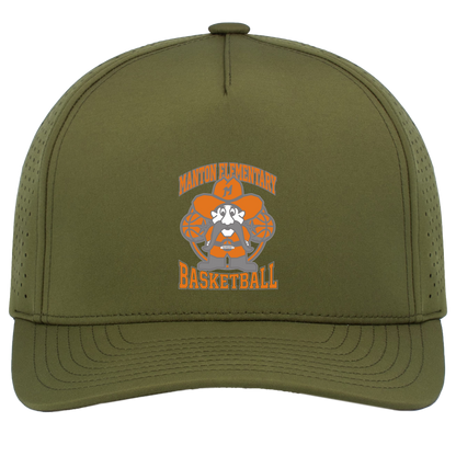 manton-ranger-mascot-hoops-pacific-headwear-weekender-perforated-snapback-cap — Moss — Front — source sha256 9e3c9217d861fece11ebe452f70466ddc3fedaa59fbb377bb430759ad90a0b2c — Color position 9