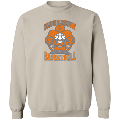manton-ranger-mascot-hoops-gildan-crewneck-pullover-sweatshirt — Sand — Front — source sha256 a2541896499579dce0c2b1ec344e5de7e9aaa1c1c7009c99c1c5ddf1ed5bf766 — Color position 5