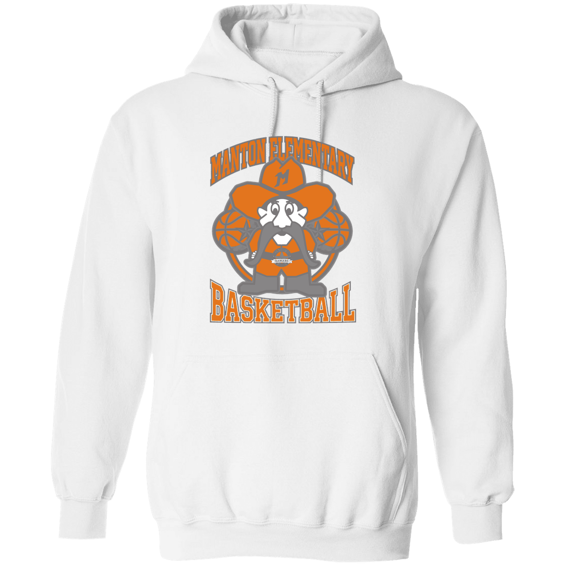 manton-ranger-mascot-hoops-gildan-pullover-hoodie — White — Front — source sha256 a3702aae3ab9076849bd9b2711470bda545ea76418772461c693e65d6c74a0c0 — Color position 4