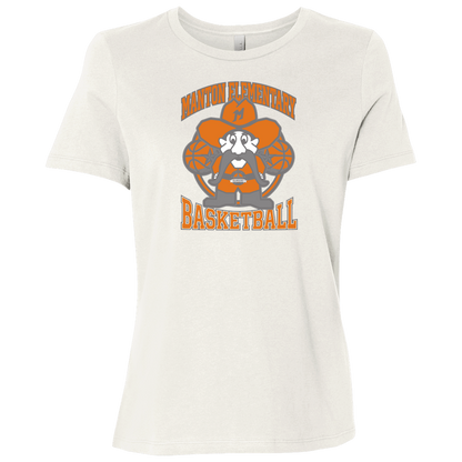 manton-ranger-mascot-hoops-bella-canvas-ladies-relaxed-jersey-short-sleeve-t-shirt — Vintage White — Front — source sha256 ad3666e11aa6a2a3e6d93e27c8e354b727d4e42008dfb2f3f2027e3d8765b010 — Color position 2
