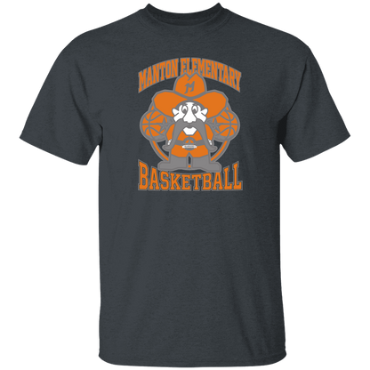 manton-ranger-mascot-hoops-gildan-youth-5-3-oz-100-cotton-t-shirt — Dark Heather — Front — source sha256 c11b00616956c14c75fe284688ea0e6275412ad65e3e710441d864736c0bf6df — Color position 4
