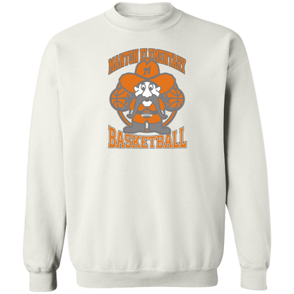 manton-ranger-mascot-hoops-gildan-crewneck-pullover-sweatshirt — White — Front — source sha256 cf5944135ccaa55ab6a6b8142cc1e935d16be4da0f5e6c3e6b3dda6154884862 — Color position 3