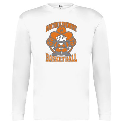 manton-ranger-mascot-hoops-c2-kids-performance-long-sleeve-tee — White — Front — source sha256 d8539c8f16a37484c48d18956d1740f21c3e137db4f1435391b13f35edc5ca30 — Color position 4