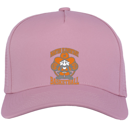manton-ranger-mascot-hoops-pacific-headwear-weekender-perforated-snapback-cap — Mauve — Front — source sha256 e6d00367f9ba23777afc8f87504bdaaeb1086e16a8c2b75422fff87c329686a6 — Color position 8