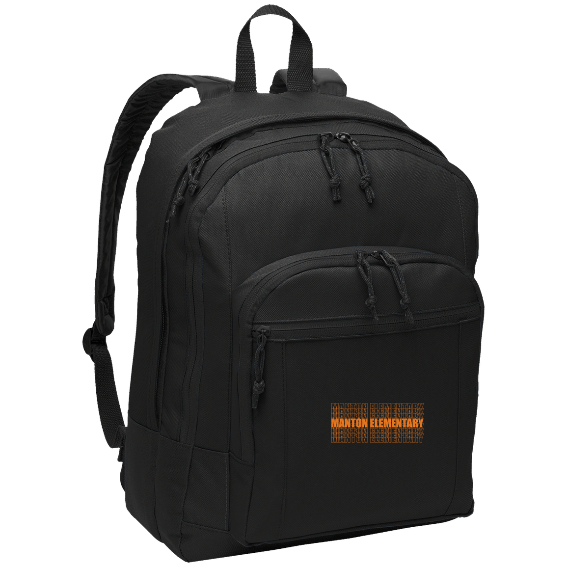 manton-stacked-echo-port-authority-basic-backpack — Black — Front — source sha256 0036f1df41eb099efab4ac68da45b5fd8c71b59453bdc9272d49be70e74a82e1 — Color position 1