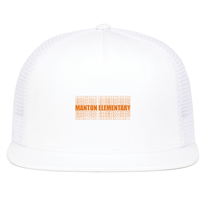 manton-stacked-echo-pacific-headwear-d-series-5-panel-trucker-snapback-cap — White — Front — source sha256 0650f49cdc51dc94932e0d23c91ca0ebddb5610f5cb881fa407d9ecd46fead0f — Color position 5