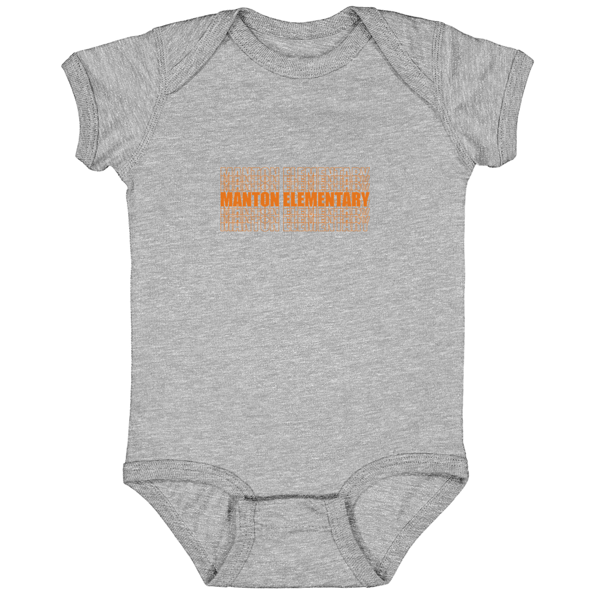 manton-stacked-echo-rabbit-skins-infant-fine-jersey-bodysuit — Heather Grey — Front — source sha256 0902081785640f550bdac313a768c73f8086834b263a4ea979360af458638bd7 — Color position 3