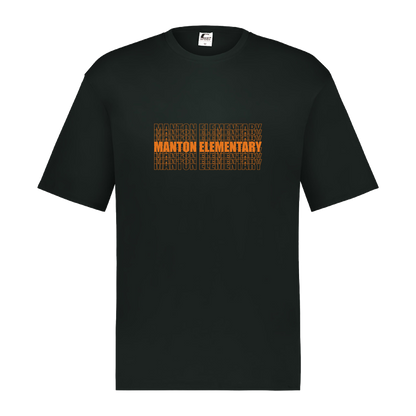 manton-stacked-echo-c2-kids-performance-short-sleeve-tee — Black — Front — source sha256 0f2c3a1f6b675c3a4f7e6329e095dbf1accac4b9f75c4fb83c078e2dceba6efc — Color position 2