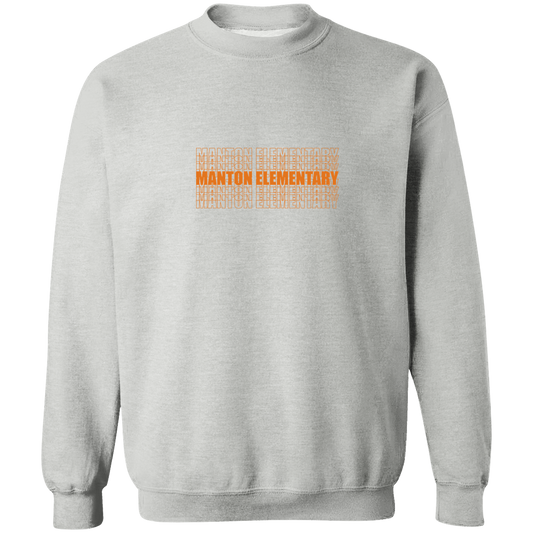 manton-stacked-echo-gildan-crewneck-pullover-sweatshirt — Sport Grey — Front — source sha256 15985dfcbb9bc6dd47b6f21fbc6b1084ffc790ace996e6b156a1f500868a4f11 — Color position 1