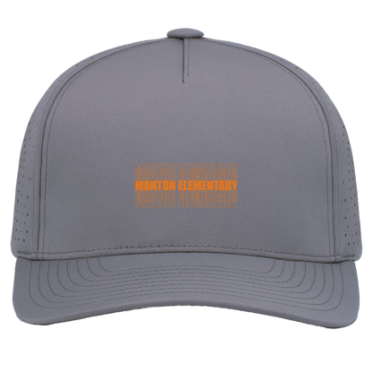 manton-stacked-echo-pacific-headwear-weekender-perforated-snapback-cap — Graphite — Front — source sha256 15f3e040739007116ec1ffd61c44ab896b4b9b4c0607849e61743eb211f9af2b — Color position 4