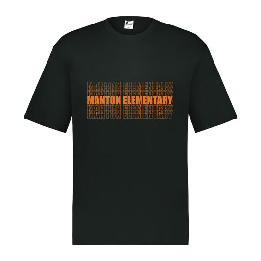manton-stacked-echo-c2-mens-performance-short-sleeve-tee — Black — Front — source sha256 2870a7d2f2d9cfd250b9511255b75f199c5444ab38a723aee60787696c06dd1c — Color position 1