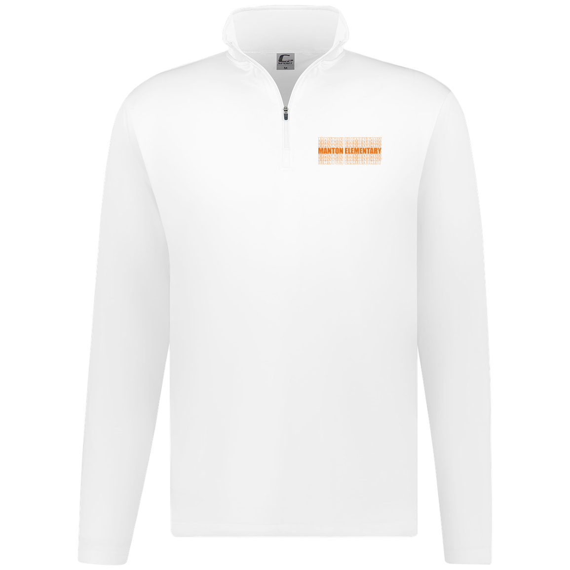 manton-stacked-echo-c2-kids-1-4-zip-pullover — White — Front — source sha256 3c889d1578b8c2170b84b969f91a564ff21524a703c0d54ac3b24a6fb44d196b — Color position 1