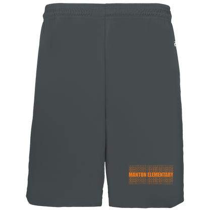 manton-stacked-echo-badger-kids-b-core-7-inch-short-with-pockets — Graphite — Front — source sha256 3e30e19724767bcad7c9736840977fcde4700b98da537d5e2ffafc0192358cba — Color position 3
