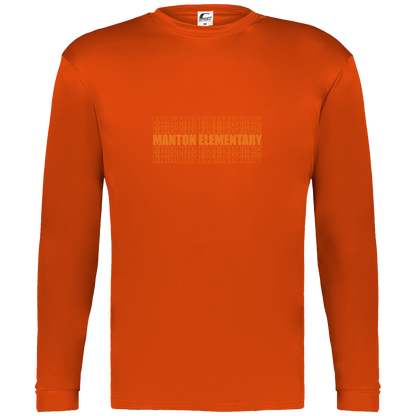 manton-stacked-echo-c2-mens-performance-long-sleeve-tee — Orange — Front — source sha256 401d420b75db2d749cdd1e717a7ab6f84a7219ef69f9af11f82390748a41a780 — Color position 5