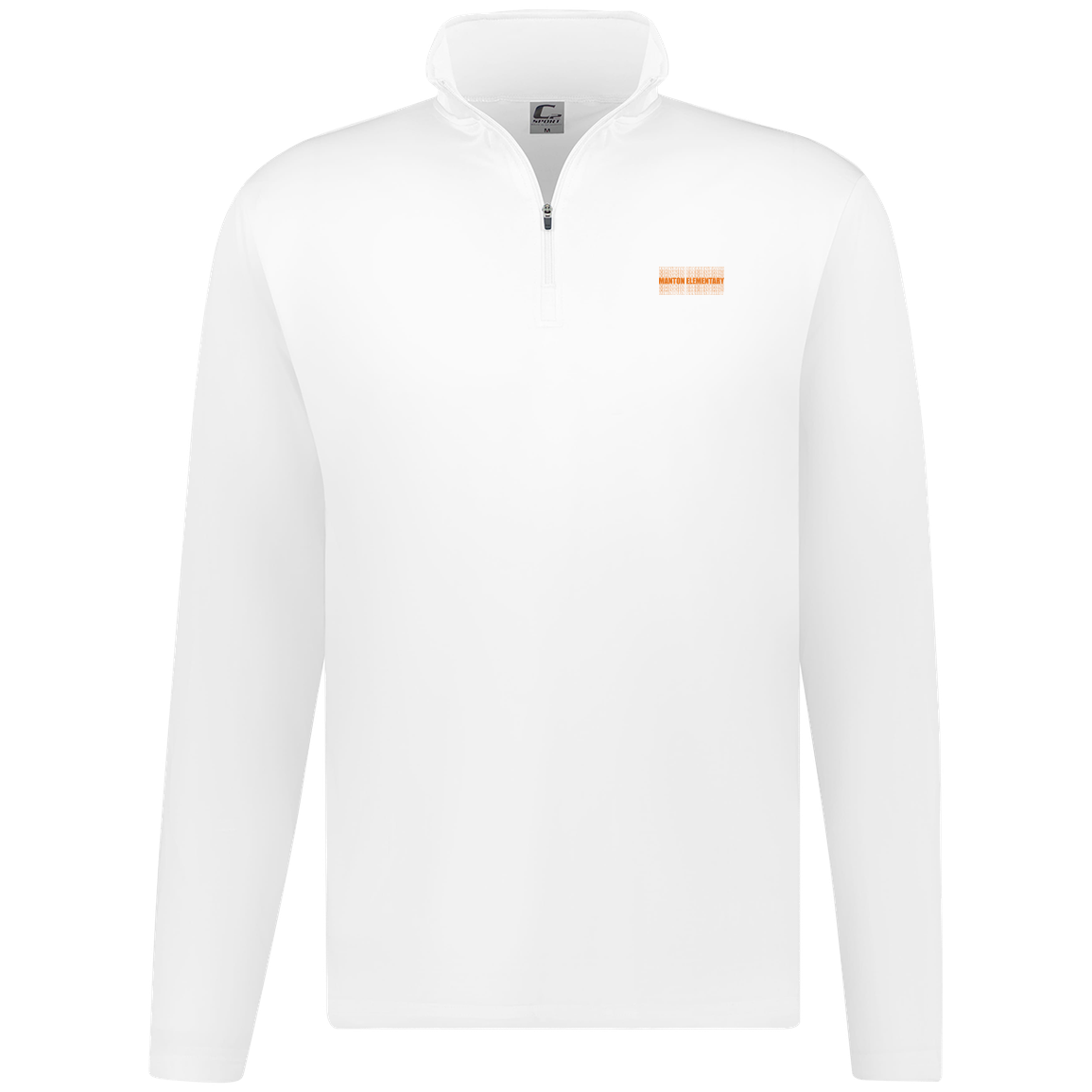 manton-stacked-echo-c2-mens-1-4-zip-pullover — White — Front — source sha256 42867f4ba3b12d827827d4e86f31d6e607d40f5ff06d6c387ecebf12fc1a6070 — Color position 3