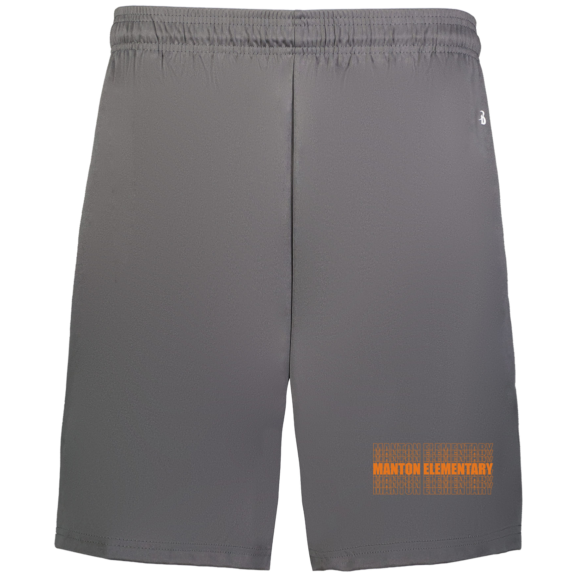 manton-stacked-echo-badger-adult-b-core-7-inch-short-with-pockets — Graphite — Front — source sha256 4e82d76362bdb8440c3623030027b9592d4afb4738aa94c806aab0bb4fb2126d — Color position 2