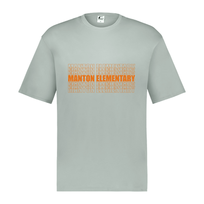 manton-stacked-echo-c2-mens-performance-short-sleeve-tee — Silver — Front — source sha256 6a9d77ebaedbac647fe0ac255359c530ab82269da61fa99f130341c510a87d16 — Color position 3