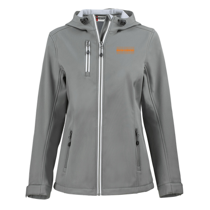 manton-stacked-echo-clique-womens-eco-stretch-softshell-jacket — Slate — Front — source sha256 81919760b7ca0144de35a85742e40766fe6a53e56f1de114be6262ed1a57f41b — Color position 2