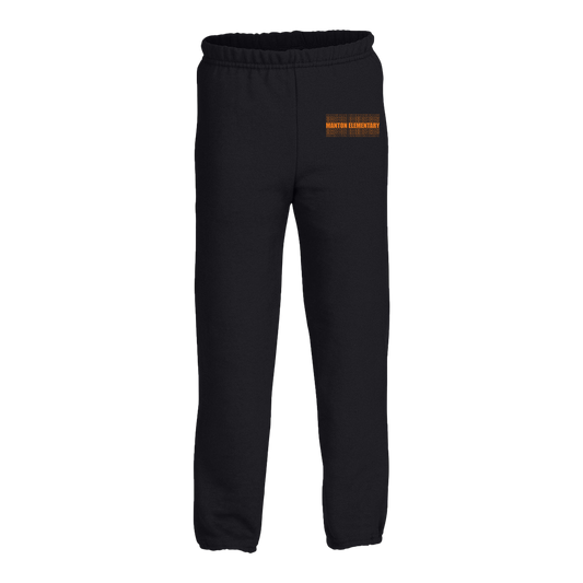 manton-stacked-echo-gildan-kids-heavy-blend-sweatpant — Black — Front — source sha256 b7cf587d8cc6a1f4dc31f117c01b5ade42e7693c70bbbbbe506b7f8976645cc3 — Color position 1