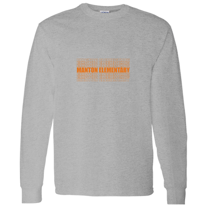 manton-stacked-echo-gildan-ls-t-shirt-5-3-oz — Sport Grey — Front — source sha256 c1635655b9cfaaffed3510190cd8b1e729f398aed6a19559a995d848d3e005df — Color position 5