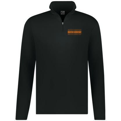 manton-stacked-echo-c2-kids-1-4-zip-pullover — Black — Front — source sha256 d1bcb72c52eff726280ef32c85bd9360163e2a0ba2292e5ecc18efa1766b6e4d — Color position 2