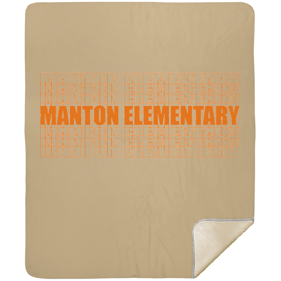 manton-stacked-echo-mshm-premium-sherpa-blanket-50x60 — Tan — Front — source sha256 e4b3769b71721ec5cb69c51d10a875316a7761dfc7885fdf273bc1d275e1a226 — Color position 5