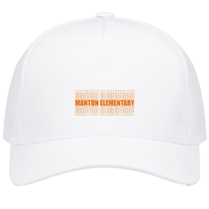 manton-stacked-echo-pacific-headwear-weekender-perforated-snapback-cap — White — Front — source sha256 eec6a2fbcbb59cca461f3e9bc6c056c9cdcba393577fdb511c39e48c11935d09 — Color position 6