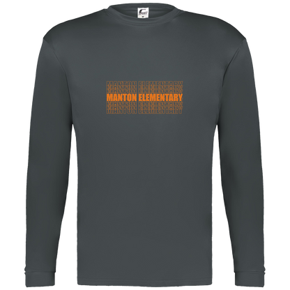 manton-stacked-echo-c2-mens-performance-long-sleeve-tee — Graphite — Front — source sha256 f148f65a0cd20c396c77e3df875cbdcead00cae577d430e34a2956626d1e01af — Color position 2