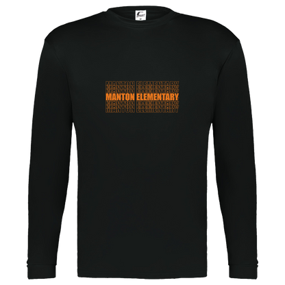 manton-stacked-echo-c2-kids-performance-long-sleeve-tee — Black — Front — source sha256 f193f4a15222862a47132297326944c06eb6052ee1ff5aa8d47b9e5973c90021 — Color position 1