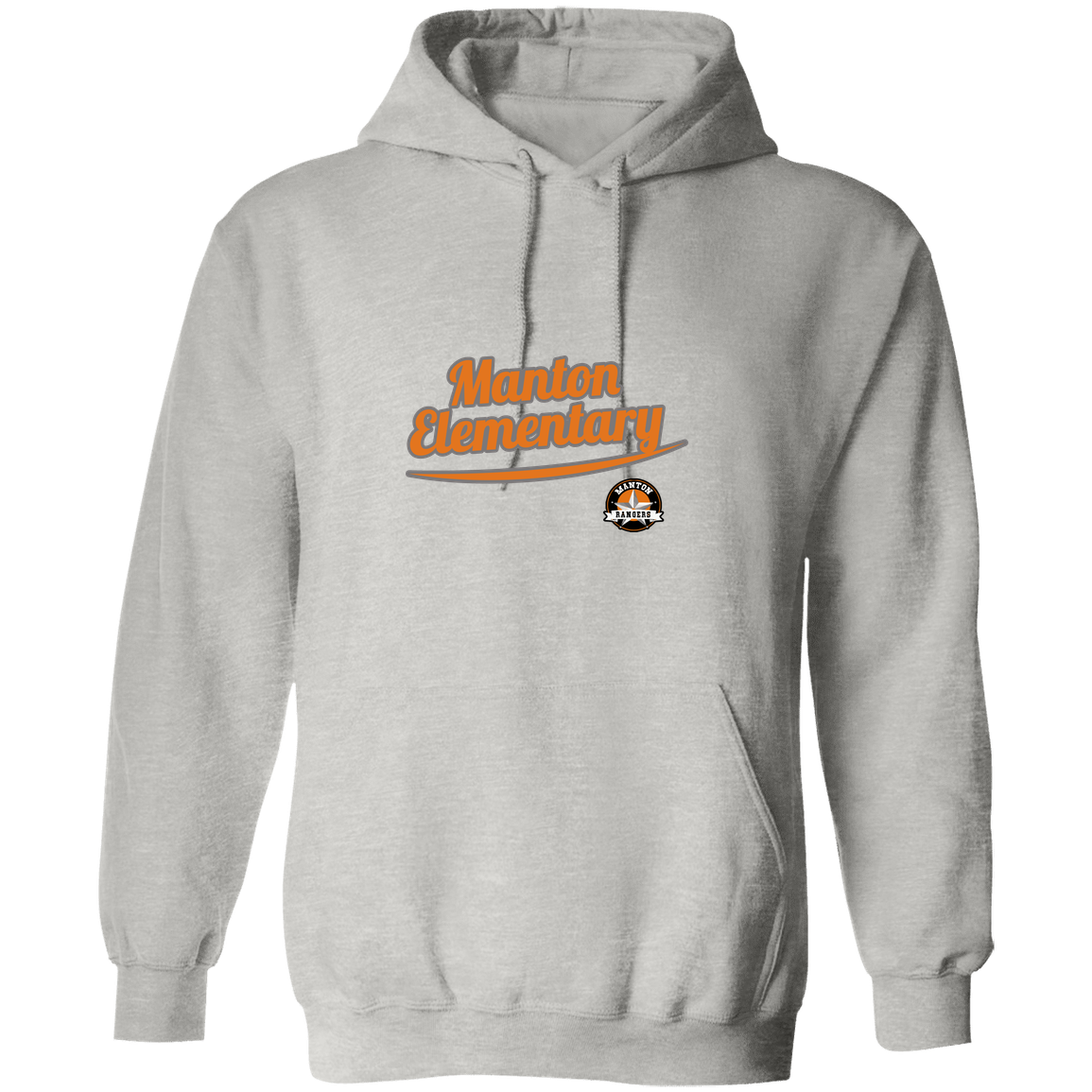 manton-vintage-script-gildan-pullover-hoodie — Ash — Front — source sha256 031ff137b5f66e15e3999ea8a1f443da0e402d2ac60a7707363e27edfca0bfb8 — Color position 3