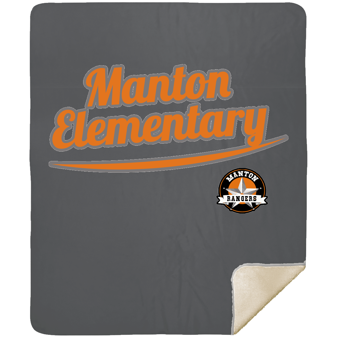 manton-vintage-script-mshm-premium-sherpa-blanket-50x60 — Gray — Front — source sha256 081578a4563a03dd404ba411c5c43bc7a5918b592c47a4c6cebd7bfb33de5c80 — Color position 3