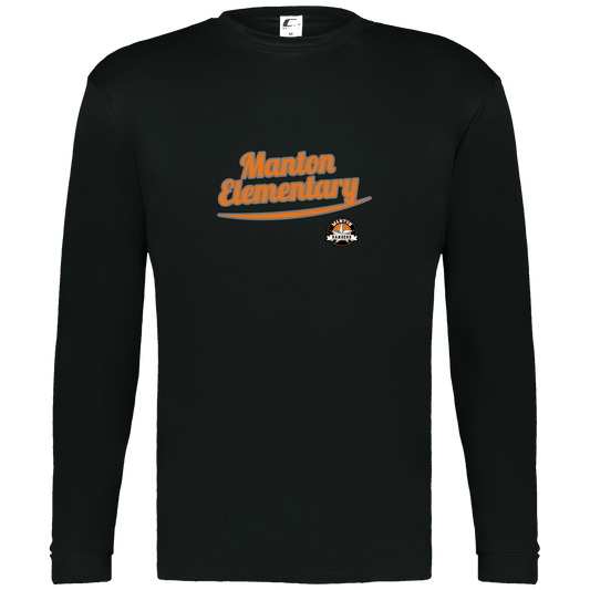 manton-vintage-script-c2-mens-performance-long-sleeve-tee — Black — Front — source sha256 0a8d8a9ff7d92810028b64ec1afe2a2604d58f519ed66ef3252eb5fad3be7ac1 — Color position 1