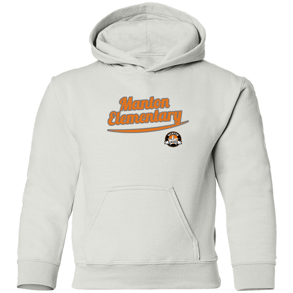 manton-vintage-script-gildan-youth-pullover-hoodie — White — Front — source sha256 177c154f5df11eb0fc271a03a621c812bf98222a10006b5b3ead916b36fb9a7d — Color position 2