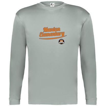 manton-vintage-script-c2-mens-performance-long-sleeve-tee — Silver — Front — source sha256 356a62c9ad1fdf69e3b2fe04c1628cae12493aeda956e25fe3f9d92c9759a14e — Color position 3
