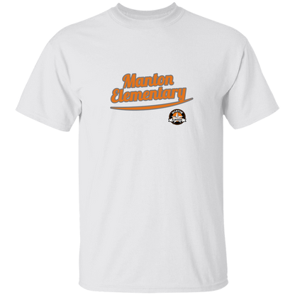 manton-vintage-script-gildan-5-3-oz-t-shirt — White — Front — source sha256 399dc96e1fc6709c1e4c7a375668dce56ecbda8e52e07ad5e6ae2a8aaffc81d7 — Color position 3