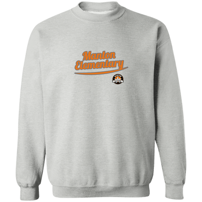 manton-vintage-script-gildan-crewneck-pullover-sweatshirt — Sport Grey — Front — source sha256 af54254bd6d50f3662a8abc6c8444fad205e5255b9c9d4a37c5746cd56eb9a38 — Color position 1