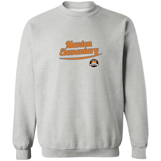 manton-vintage-script-gildan-crewneck-pullover-sweatshirt — Sport Grey — Front — source sha256 af54254bd6d50f3662a8abc6c8444fad205e5255b9c9d4a37c5746cd56eb9a38 — Color position 1