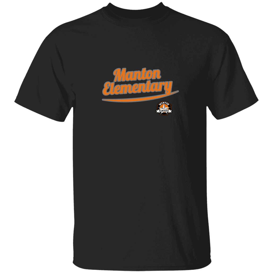 manton-vintage-script-gildan-youth-5-3-oz-100-cotton-t-shirt — Black — Front — source sha256 b9871db92d489c44ba1026fc4a7a965f12e15300f84a13563fded83d647d0ad2 — Color position 2