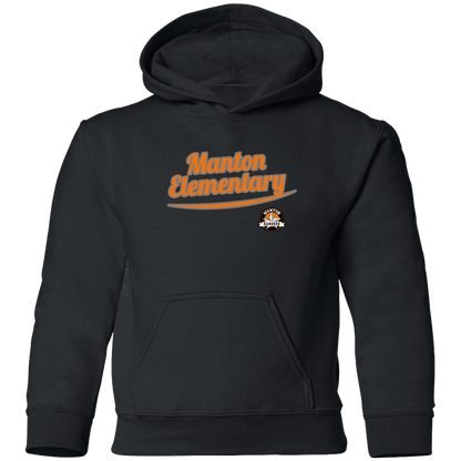 manton-vintage-script-gildan-youth-pullover-hoodie — Black — Front — source sha256 c5f00f7773cdd4b04e20d02fc78101e8285f20b450f9789efc11d820068c8de2 — Color position 3