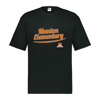 manton-vintage-script-c2-mens-performance-short-sleeve-tee — Black — Front — source sha256 cfe3adeb875b4c10ae328fd313a02b381f838d529e11d37893f22640a664f373 — Color position 1