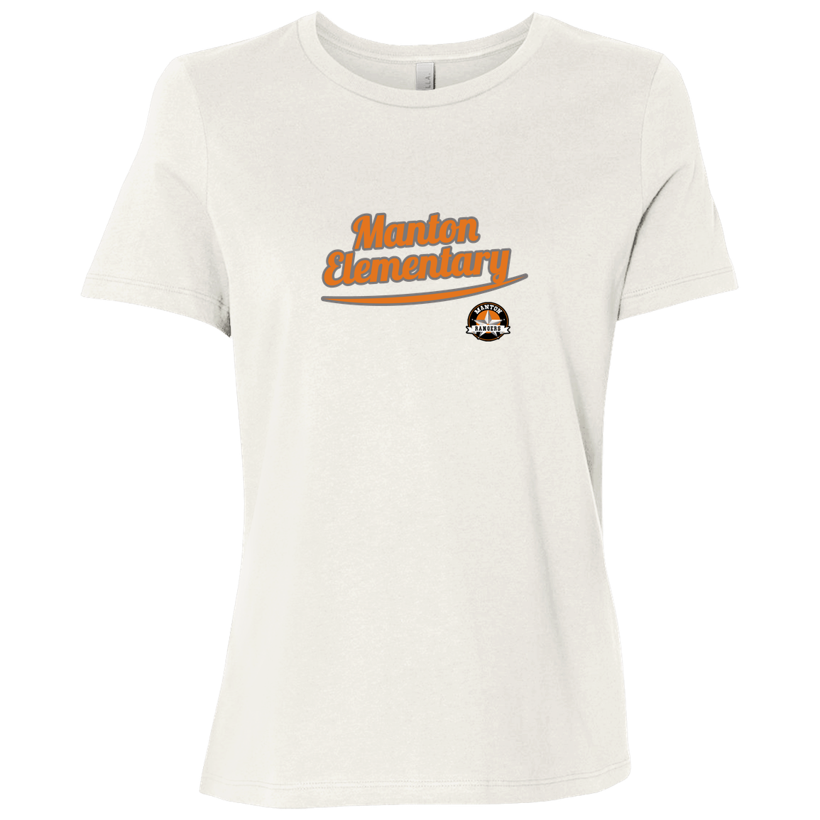 manton-vintage-script-bella-canvas-ladies-relaxed-jersey-short-sleeve-t-shirt — Vintage White — Front — source sha256 d1242f6a42d68d6c4e76bd99395383bd8d0358cf1922261f8ba7755871c0e251 — Color position 2