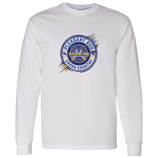 pleasant-run-athletic-seal-gildan-ls-t-shirt-5-3-oz — White — Front — source sha256 4b53385937327692874362482f600f8c951abeb8dee02fefe835f3896c214579 — Color position 1