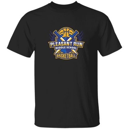 pleasant-run-bold-mascot-gildan-5-3-oz-t-shirt — Black — Front — source sha256 3660bff1bb2c3025058dad17e7cc5df12a10eb7aacc92226c62e958e93924b15 — Color position 2